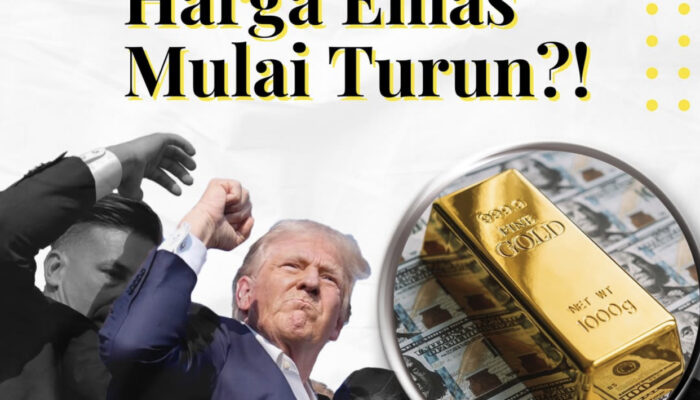 Dampak Trump ! Dorong Lonjakan Harga Emas Dekati Rekor Tertinggi Sepanjang Sejarah