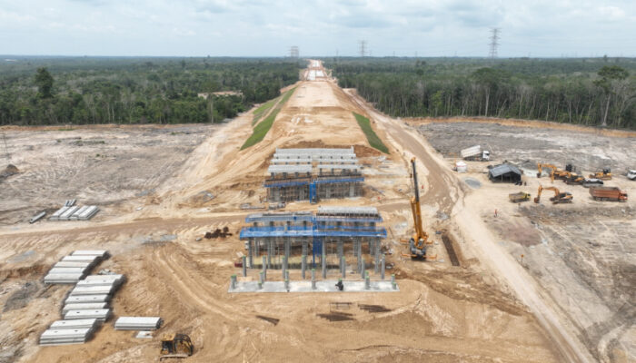 Hutama Karya Percepat Pembangunan Fasilitas di Tol Betung–Jambi, Progres Mencapai 68%