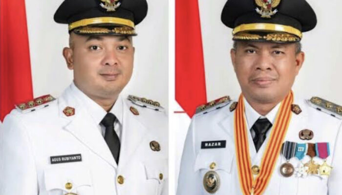 Resmi! Agus Rubiyanto dan Nazar Efendi Dilantik Sebagai Bupati Dan Wakil Bupati Tebo