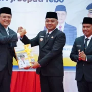 Agus-Nazar Resmi Jabat Bupati dan Wakil Bupati Tebo, Ajak Masyarakat Bersatu Wujudkan Kemajuan Daerah