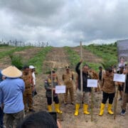 Sekda Muaro Jambi Budhi Hartono Mendampingi Kementan Tanam Padi Gogo di Lahan Sawit Rakyat, Solusi Tingkatkan Produktivitas Kelapa Sawit
