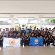 Sekda Muaro Jambi Bhudi Hartono Hadiri Dalam Kegiatan Pelepasan Tim Sepak bola