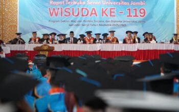 UNJA Gelar Wisuda ke-119, Luluskan 1.053 Mahasiswa dari Berbagai Jenjang