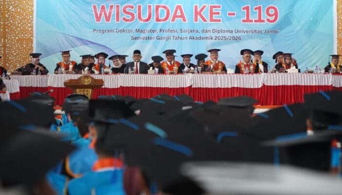 UNJA Gelar Wisuda ke-119, Luluskan 1.053 Mahasiswa dari Berbagai Jenjang